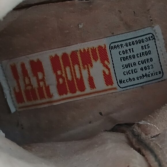 Pink Hornback Alligator SnipToe Boots Pink Roses Sewn on Cream Leather Sz 6 /23 - Picture 8 of 16